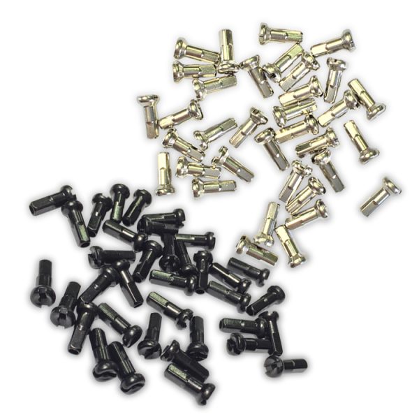 Black and Silver Brass Nipples