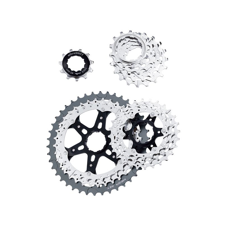 microSHIFT ADVENT 9-Speed Cassette - 11-42t Black Alloy